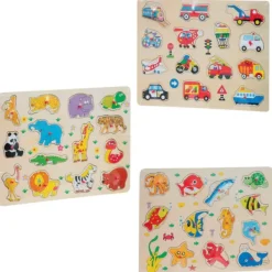 WOOD N PLAY Jouets À Emboîter, À Empiler<Puzzle Bois Avec Picots