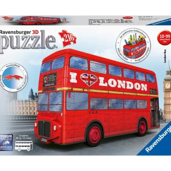 Ravensburger Puzzles 3D<Puzzle 3D Bus Londonien 216 Pieces