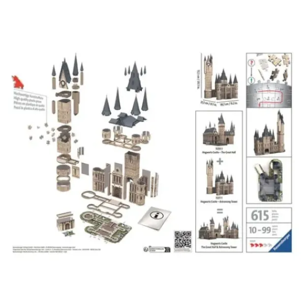Ravensburger Puzzles 3D<Puzzle 3D Chateau De Poudlard - La Tour D'Astronomie Harry Potter