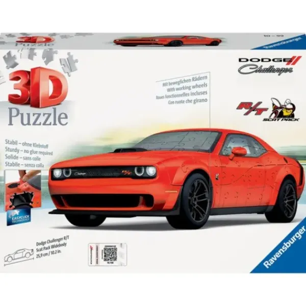 Ravensburger Puzzles 3D<Puzzle 3D Dodge Challenger R/T Scat Pack Widebody
