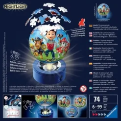Ravensburger Puzzles 3D<Puzzle 3D Lampe - Pat'Patrouille