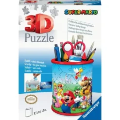 Ravensburger Puzzles 3D<Puzzle 3D Pot A Crayons Super Mario