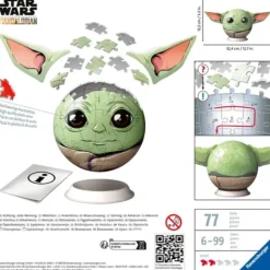 Ravensburger Puzzles 3D<Puzzle 3D Rond 72 Pieces - Star Wars Grogu