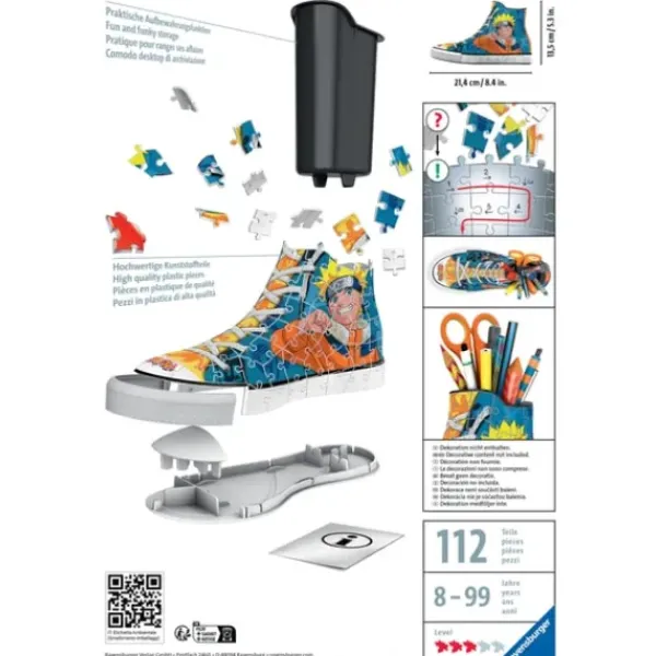 Ravensburger Puzzles 3D<Puzzle 3D Sneaker - Naruto