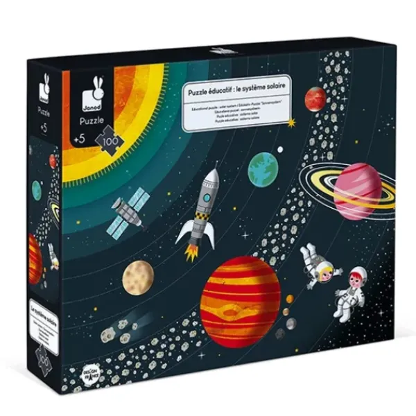 Janod Puzzles Enfants De 50 À 249 Pièces<Puzzle Educatif - Le Systeme Solaire 100 Pieces