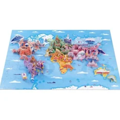 Janod Puzzles Enfants De 250 À 1000 Pièces<Puzzle Educatif - Les Curiosites Du Monde 350 Pieces
