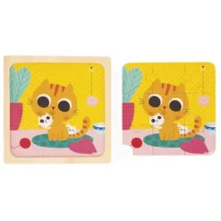 Janod Puzzles Bois<Puzzle En Bois Chat Peanut