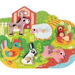 Janod Puzzles Bois<Puzzle En Bois Happy Farm 6 Pieces
