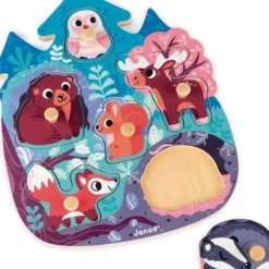 Janod Puzzles Bois<Puzzle En Bois Happy Forest 6 Pieces