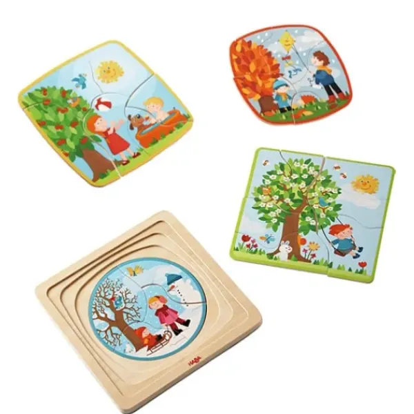 Haba Puzzles Bois<Puzzle En Bois Ma Saison Preferee