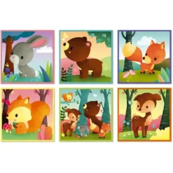 Janod Puzzle Bébé / Enfant<Puzzle Kubkid Les Animaux De La Foret