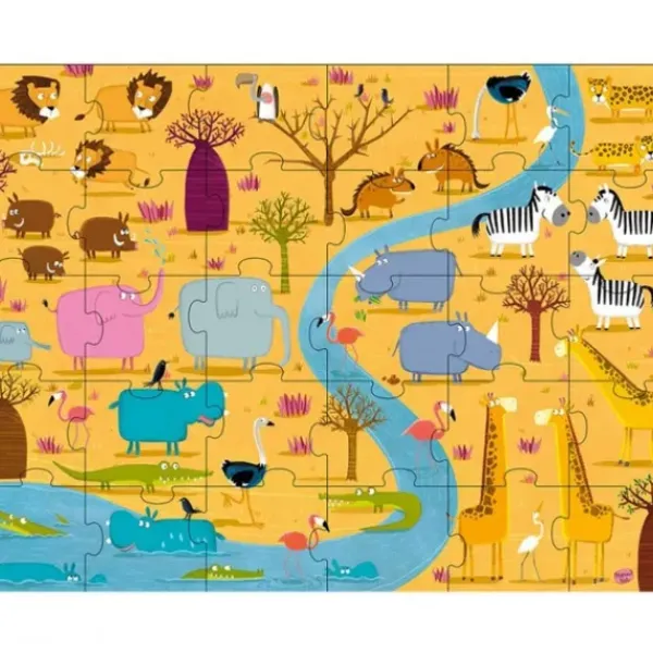 Sassi Junior Découverte De La Nature<Puzzle Les Animaux D'Afrique