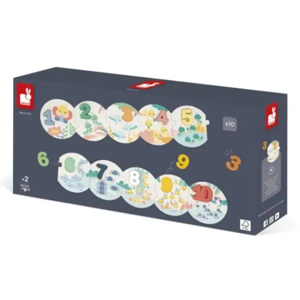 Janod Puzzles Bois<Puzzle Mes Premiers Chiffres