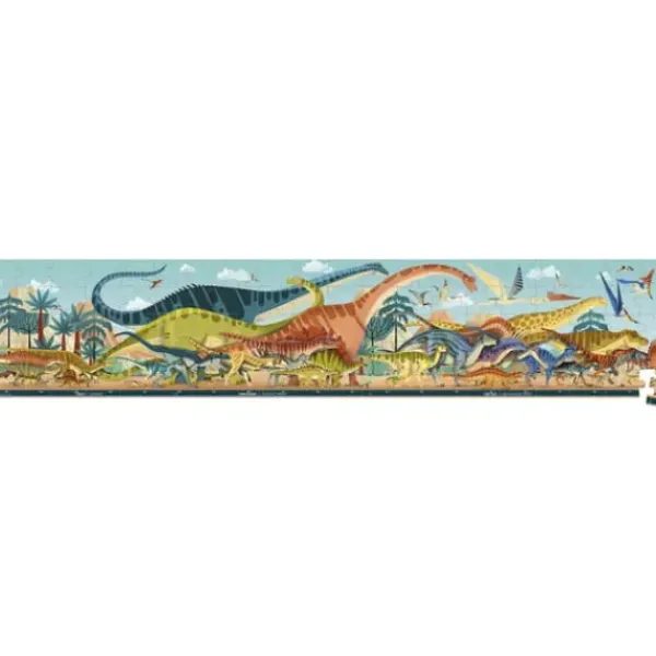 Janod Puzzles Enfants De 50 À 249 Pièces<Puzzle Panoramique Dinosaures 100 Pieces