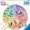 Ravensburger Puzzle 500 À 1000 Pièces<Puzzle Rond 500 Pieces - Animaux