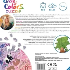 Ravensburger Puzzle 500 À 1000 Pièces<Puzzle Rond 500 Pieces - Animaux