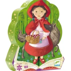 Djeco Puzzle Bébé / Enfant<Puzzle Silhouette Petit Chaperon Rouge 36 Pieces