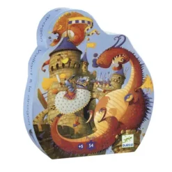 Djeco Puzzles Enfants De 50 À 249 Pièces<Puzzle Vaillant Et Les Dragons 54 Pieces