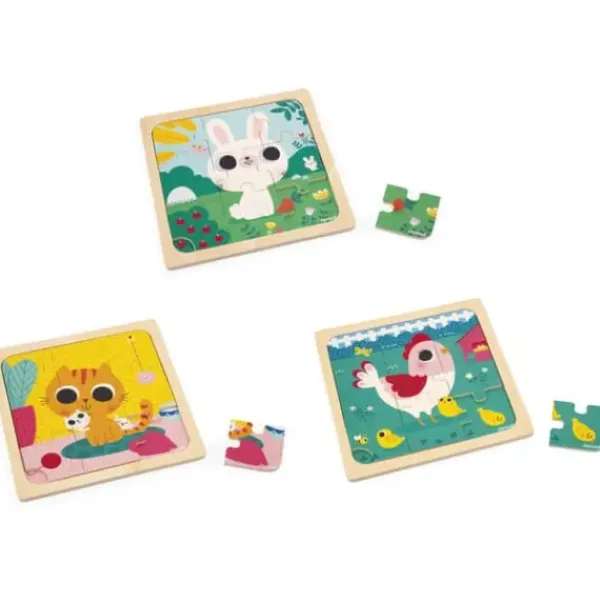 Janod Puzzles Bois<Puzzles En Bois 9 Pieces