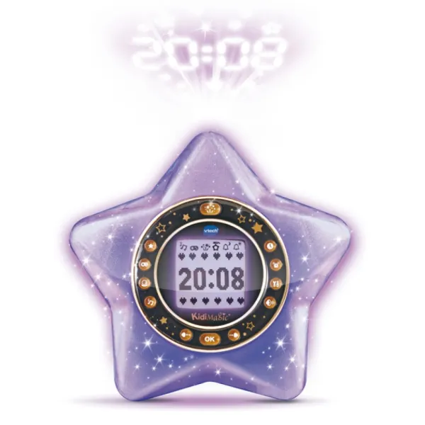 VTech Radios Réveil<Radio Réveil Projecteur Kidimagic Starlight Violet