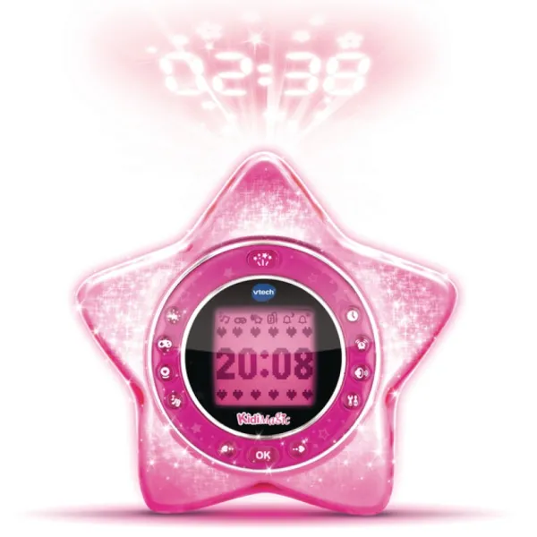 VTech Radios Réveil<Radio Réveil Projecteur Kidimagic Starlight Rose
