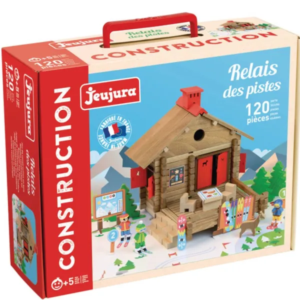 Jeujura Planchettes Et Construction En Bois<Relais Des Pistes En Bois 120 Pieces