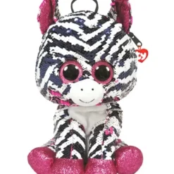 TY Peluches Porte-clés<Sac A Dos Peluche Sequins Zoey Le Zebre 30 Cm