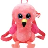 TY Peluches Porte-clés<Sac A Dos Peluche Gilda Le Flamant Rose