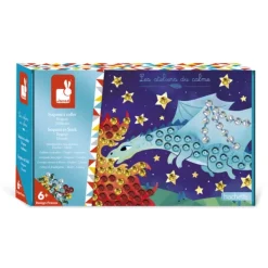 Janod Mosaïque, Sable Et Paillettes<Sequins A Coller Dragons - Les Ateliers Du Calme