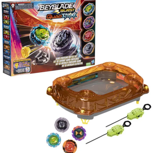 Hasbro Jeux De Récréation<Set De Combat Quad Creature - Beyblade Burst Quadstrike