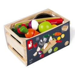 Janod Cuisine Et Dinette<Set De Fruits Et Legumes A Découper