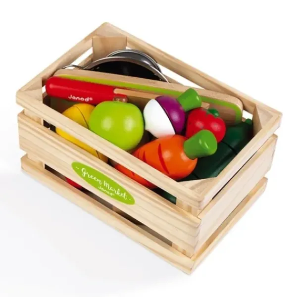 Janod Cuisine Et Dinette<Set De Fruits Et Legumes A Découper
