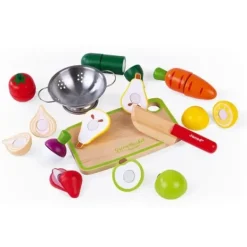Janod Cuisine Et Dinette<Set De Fruits Et Legumes A Découper