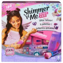 Spin Master Mode, Bijoux, Décoration, Cosmetiques<Shimmer Me Body Art - Coffret De Tatouages Ephemeres - Cool Maker