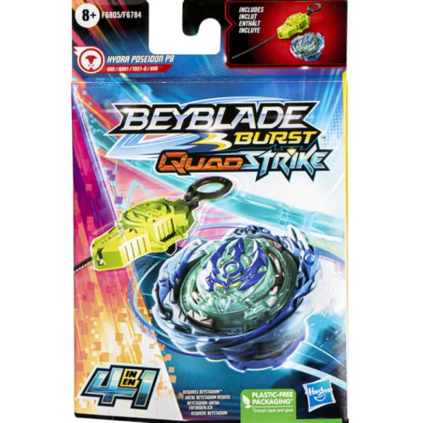 Hasbro Jeux De Récréation<Starter Pack Beyblade Burst Quadstrike - Hydra Poseidon P8