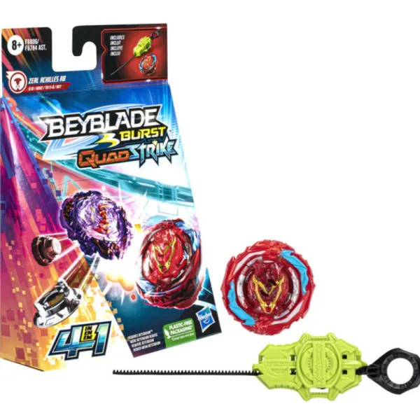 Hasbro Jeux De Récréation<Starter Pack Beyblade Burst Quadstrike - Toupie Et Lanceur