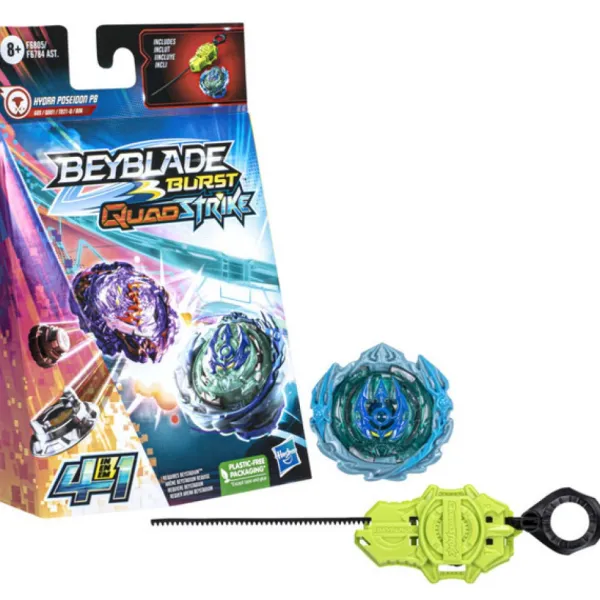 Hasbro Jeux De Récréation<Starter Pack Beyblade Burst Quadstrike - Toupie Et Lanceur