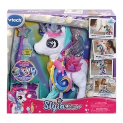VTech Peluches Interactives<Styla, Ma Licorne Maquillage Magique