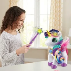 VTech Peluches Interactives<Styla, Ma Licorne Maquillage Magique