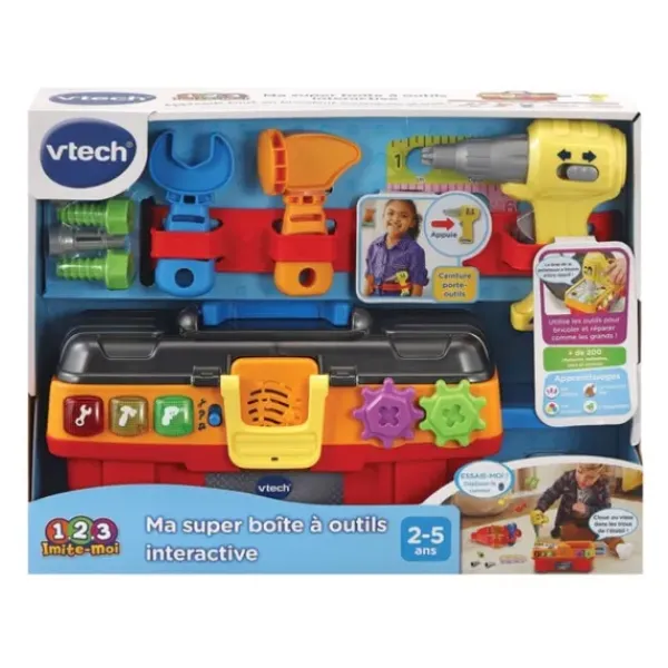 VTech Faire Comme Les Grands<Super Boite A Outils Interactive