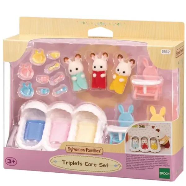 Sylvanian Families Heros & Univers< - 5532 - Les Triples Et Accessoires De Puericulture