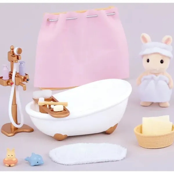 Sylvanian Families Heros & Univers<- 5022- Baignoire Et Douche