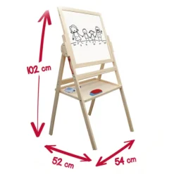 Creamania Tableaux, Ardoises<Tableau En Bois Naturel Double-Face