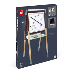 Janod Tableaux, Ardoises<Tableau Reglable En Bois Ardoise Et Magnetique - Marron