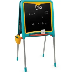 Smoby Tableaux, Ardoises<Tableau Tubes - Ardoise Double Face - Magnetique / Craie - + 80 Accessoires Inclus - Vert