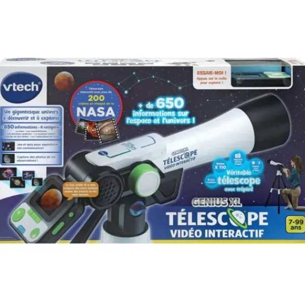 VTech Jeux Scientifiques<Telescope Video Interactif - Genius Xl