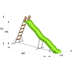 Trigano Toboggans<Toboggan Valou 3,80 M
