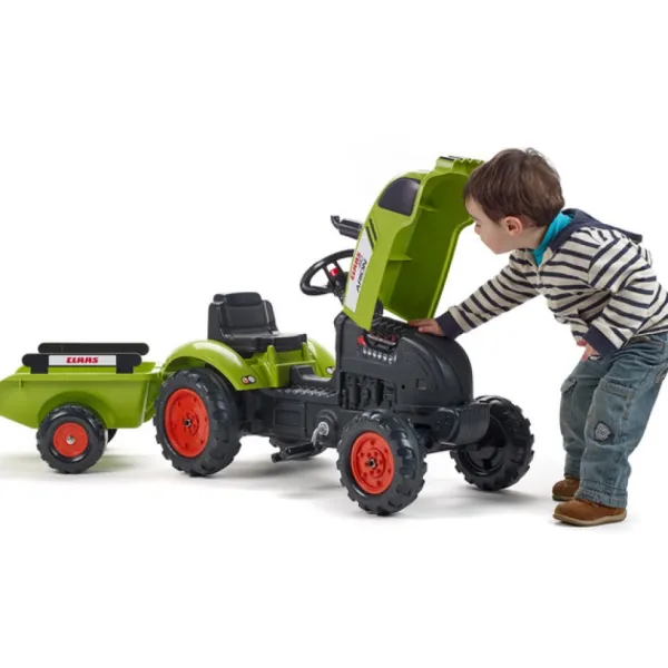 Falk Tracteurs À Pédales<Tracteur A Pedales Claas Avec Remorque