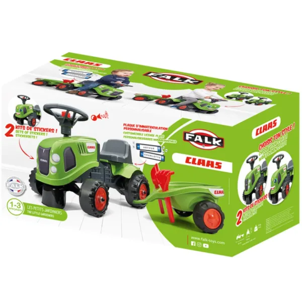 Falk Porteurs & Jouets À Bascules<Tracteur Baby Claas Avec Remorque