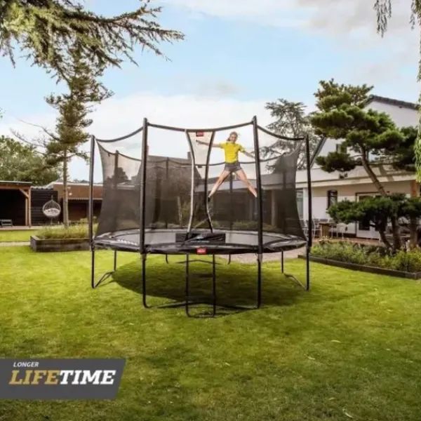 Exit Toys Trampolines<Trampoline Enterre Dynamic 427Cm Avec Dalles